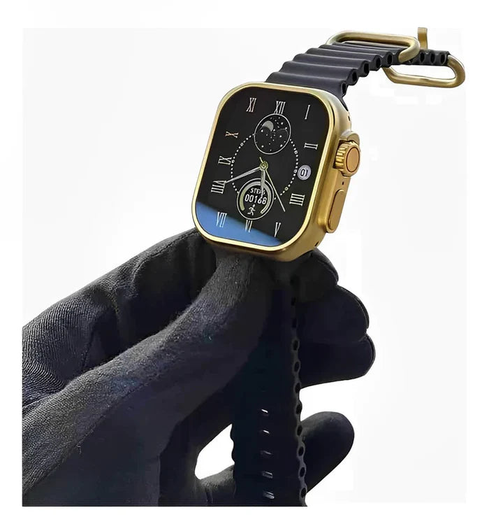 Relógio Smart Ultra Gold 9 Max + Meia Lua exclusivo!