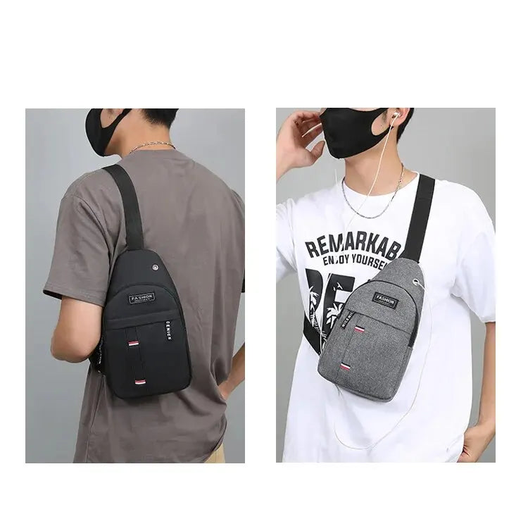 Bolsa Masculina Crossbody - Estilo e Praticidade para o Dia a Dia