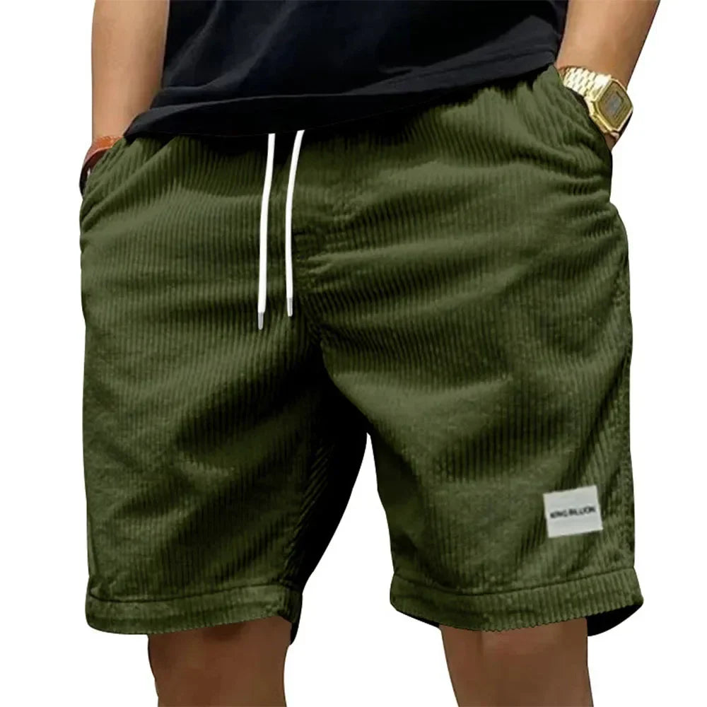 Bermuda Cargo Masculina Vintage - Estilo Retro e Conforto para o Verão