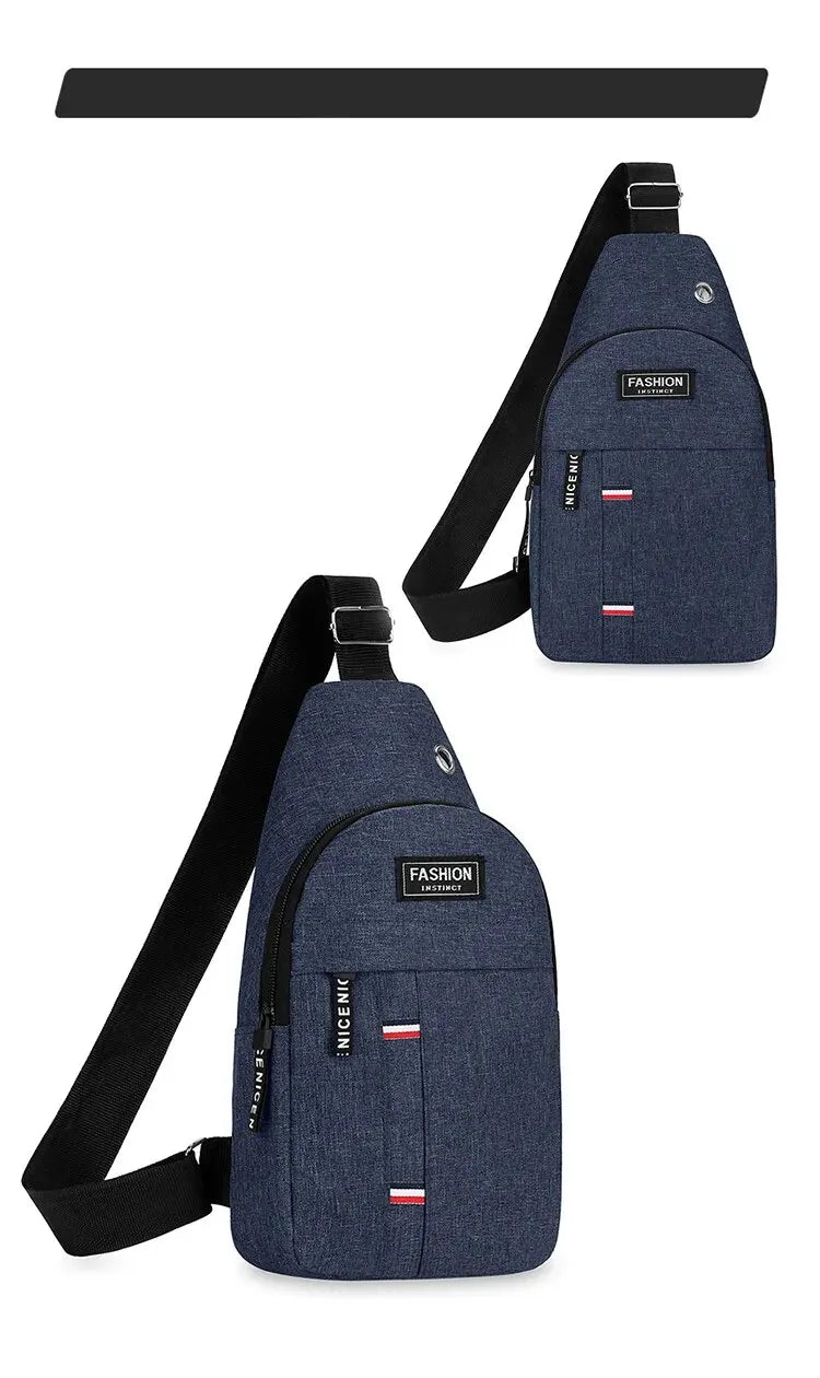 Bolsa Masculina Crossbody - Estilo e Praticidade para o Dia a Dia