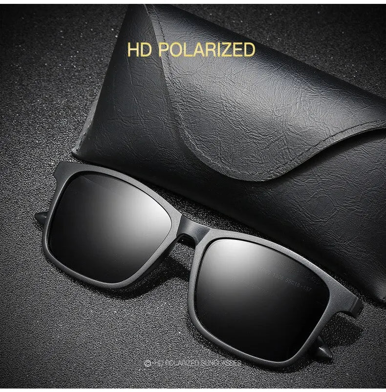 Óculos de Sol Polarizados TR para Homens e Mulheres - Conforto e Estilo para Direção e Esportes