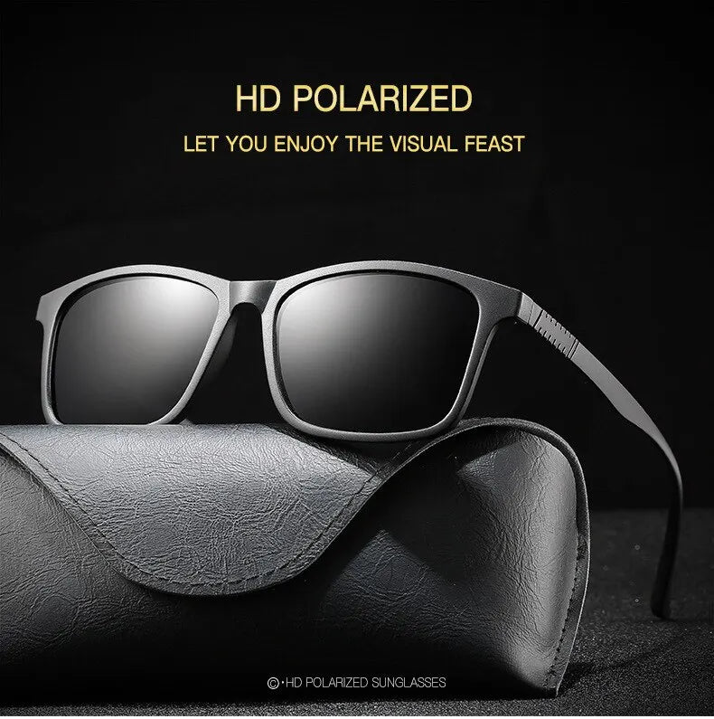 Óculos de Sol Polarizados TR para Homens e Mulheres - Conforto e Estilo para Direção e Esportes