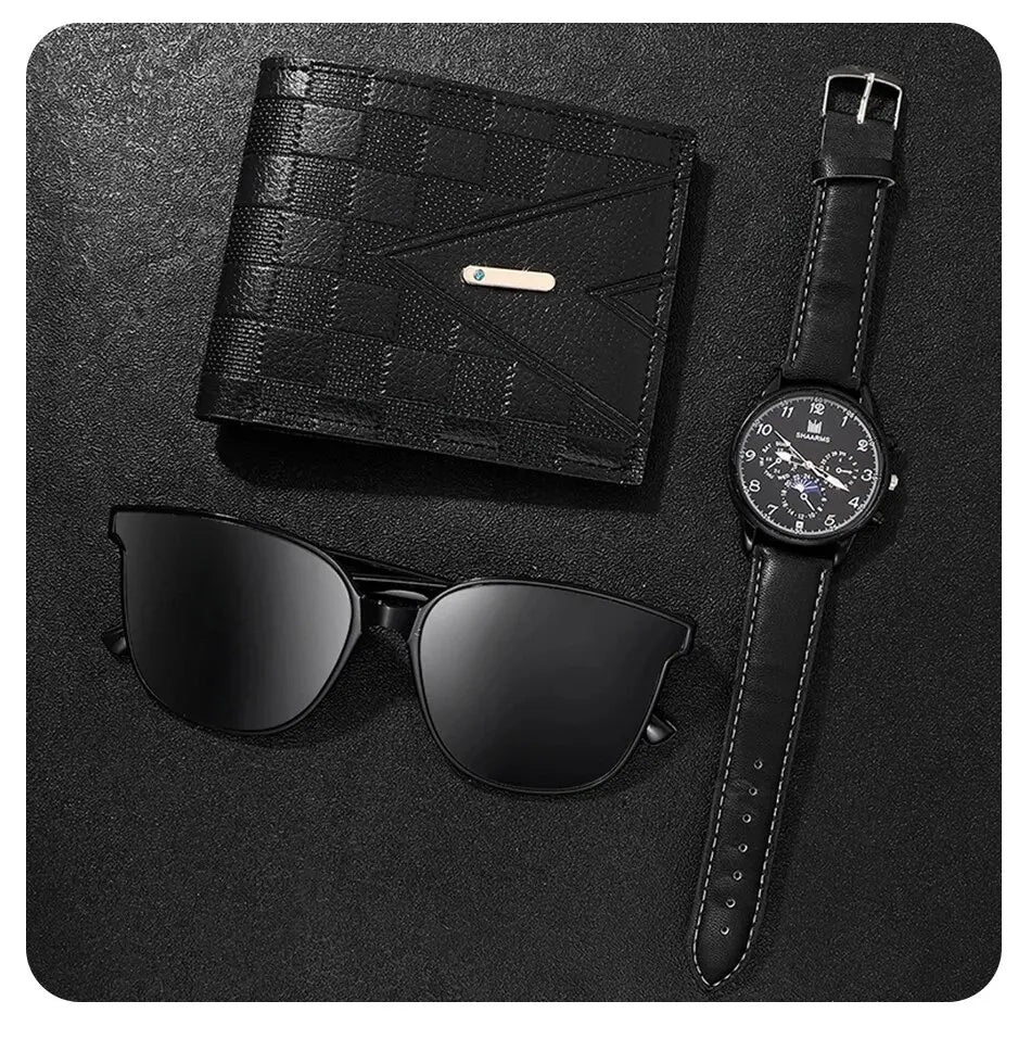 Relógio Masculino Retro Black - Estilo Clássico e Elegante para o Homem Moderno