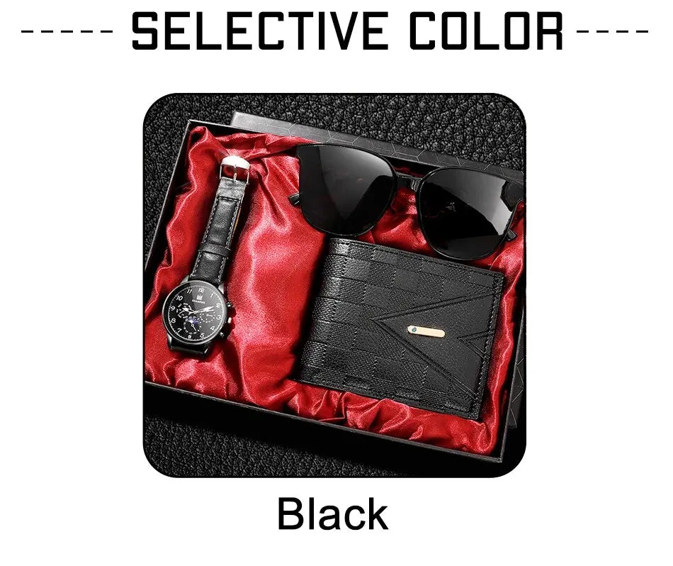 Relógio Masculino Retro Black - Estilo Clássico e Elegante para o Homem Moderno