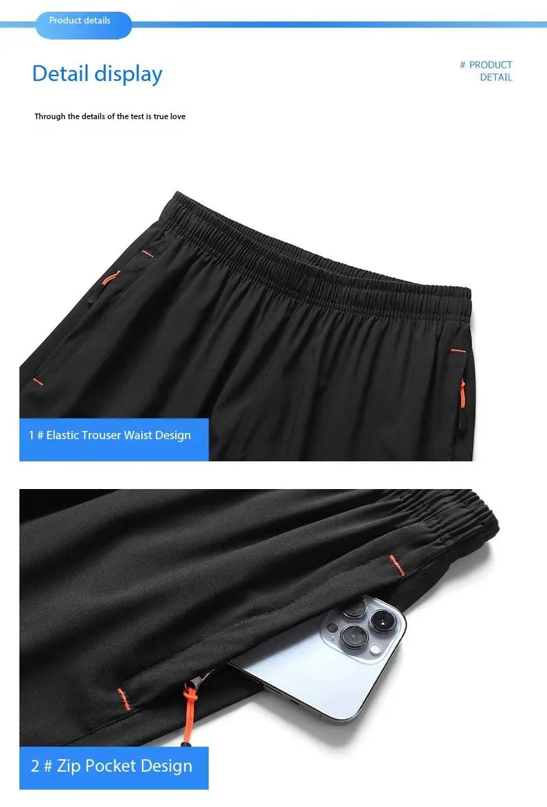Shorts Esportivos Masculinos de Verão - Conforto e Estilo com Cintura Elástica e Respirabilidade