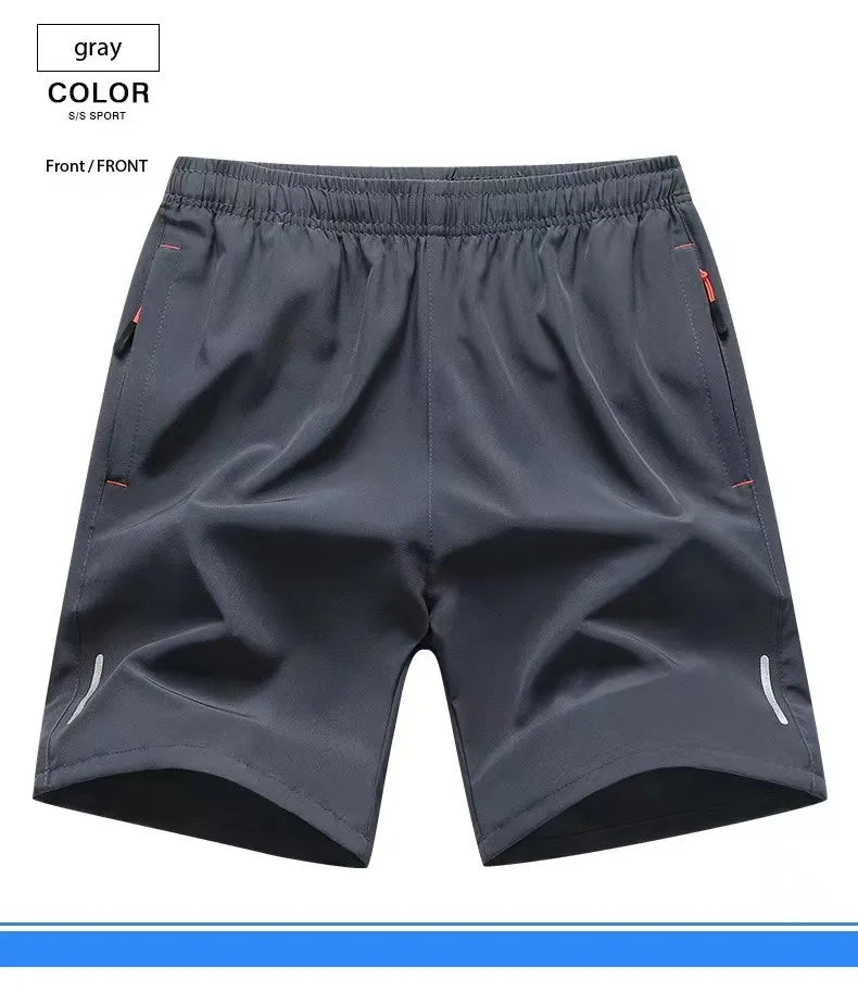 Shorts Esportivos Masculinos de Verão - Conforto e Estilo com Cintura Elástica e Respirabilidade