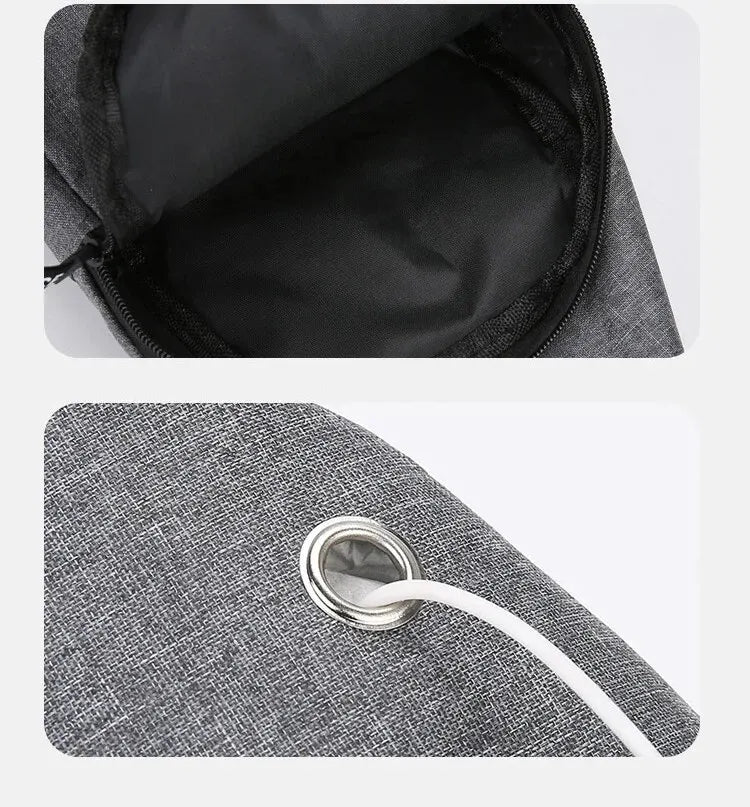 Bolsa Masculina Crossbody - Estilo e Praticidade para o Dia a Dia