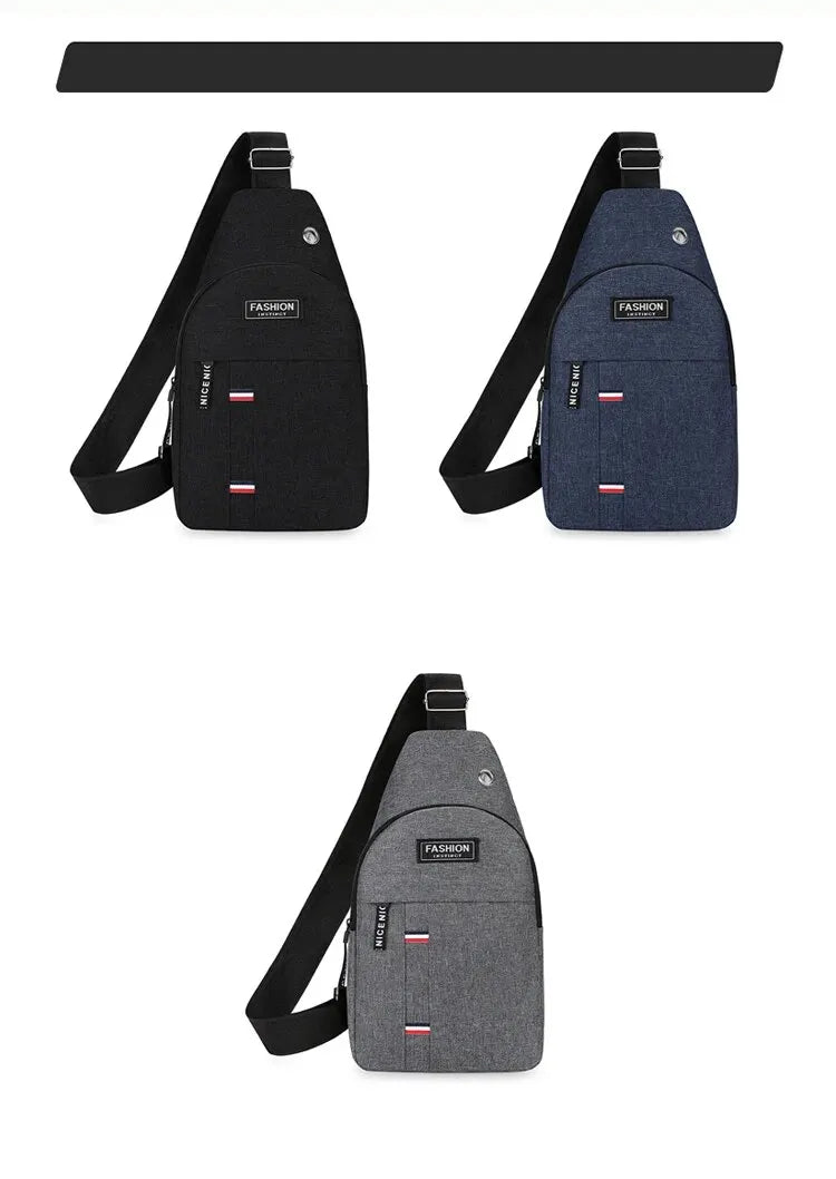 Bolsa Masculina Crossbody - Estilo e Praticidade para o Dia a Dia