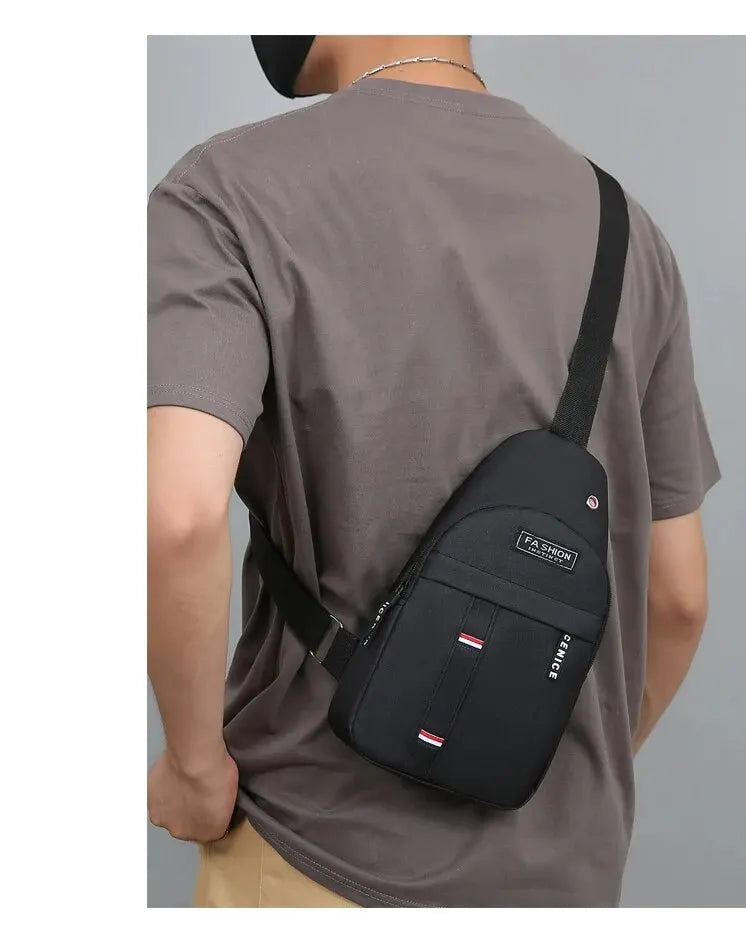 Bolsa Masculina Crossbody - Estilo e Praticidade para o Dia a Dia