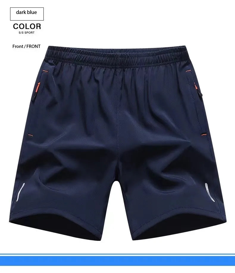 Shorts Esportivos Masculinos de Verão - Conforto e Estilo com Cintura Elástica e Respirabilidade