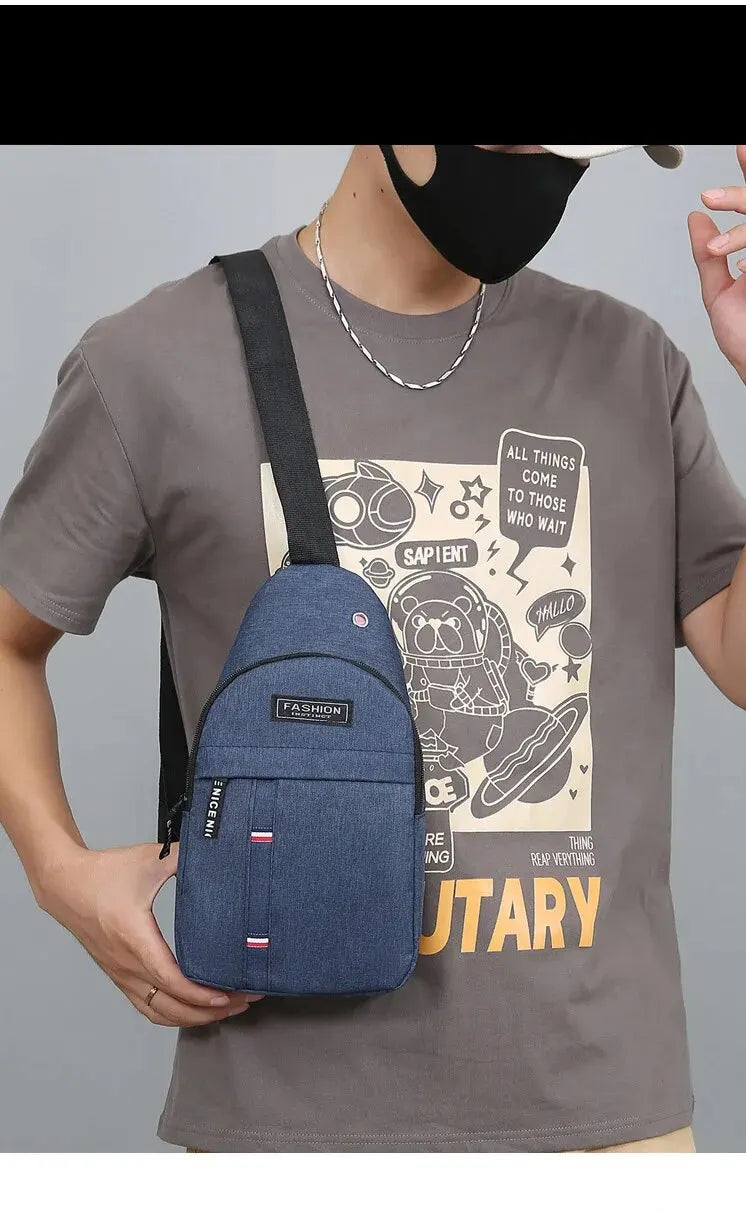 Bolsa Masculina Crossbody - Estilo e Praticidade para o Dia a Dia