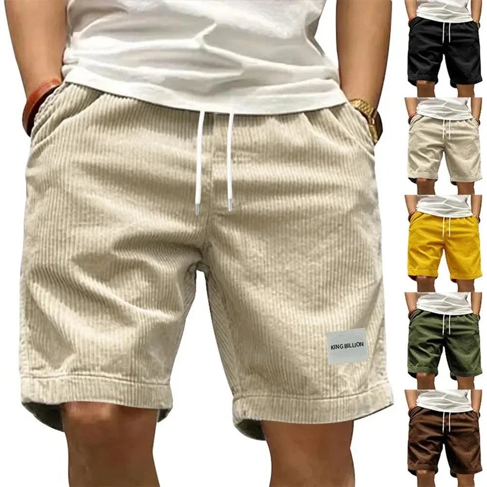 Bermuda Cargo Masculina Vintage - Estilo Retro e Conforto para o Verão
