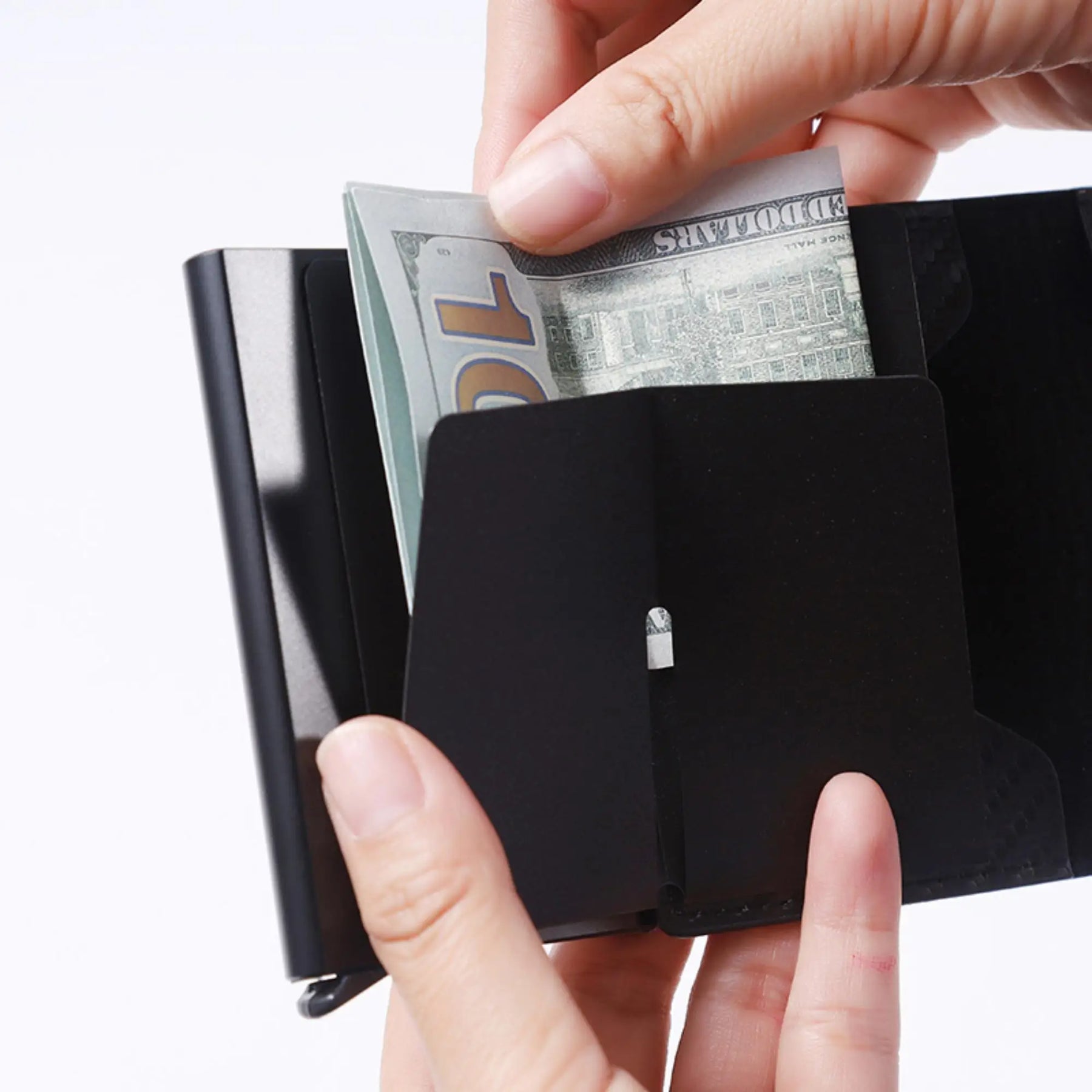 Carteira Masculina Minimalista com Bloqueio RFID