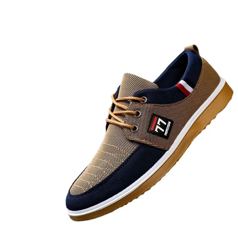 Tênis Masculino Casual - Conforto e Estilo com Solado Vulcanizado e Respirabilidade