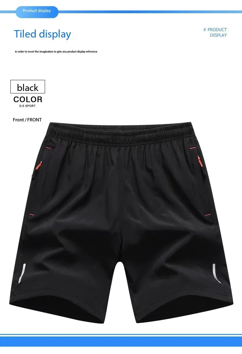Shorts Esportivos Masculinos de Verão - Conforto e Estilo com Cintura Elástica e Respirabilidade