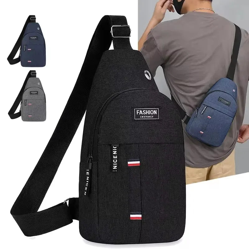 Bolsa Masculina Crossbody - Estilo e Praticidade para o Dia a Dia
