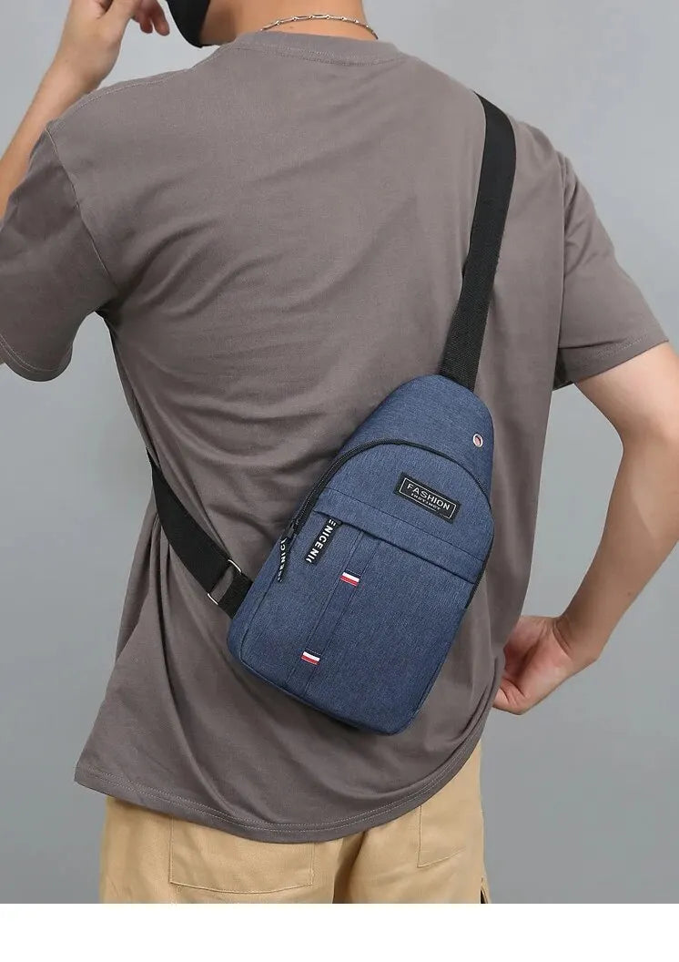 Bolsa Masculina Crossbody - Estilo e Praticidade para o Dia a Dia