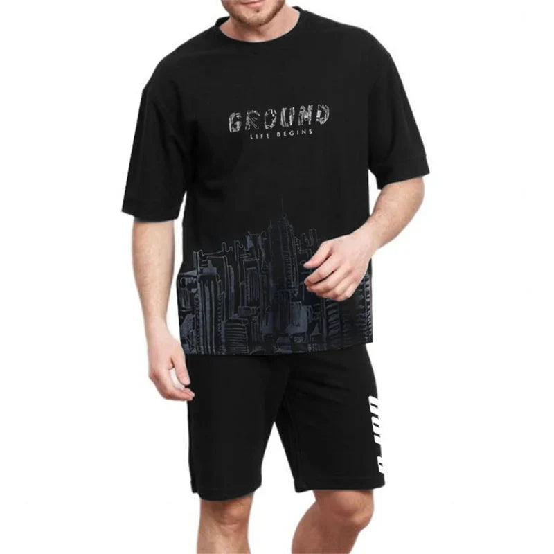 Camiseta Masculina Esportiva de Verão