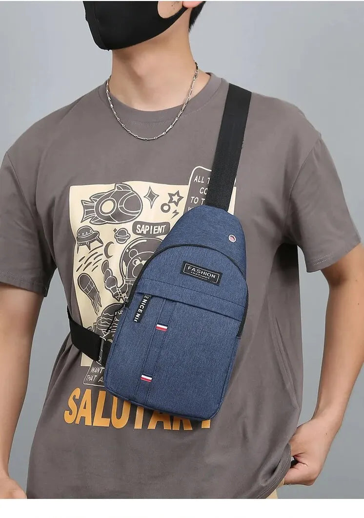 Bolsa Masculina Crossbody - Estilo e Praticidade para o Dia a Dia
