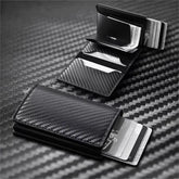 Carteira Masculina Minimalista com Bloqueio RFID