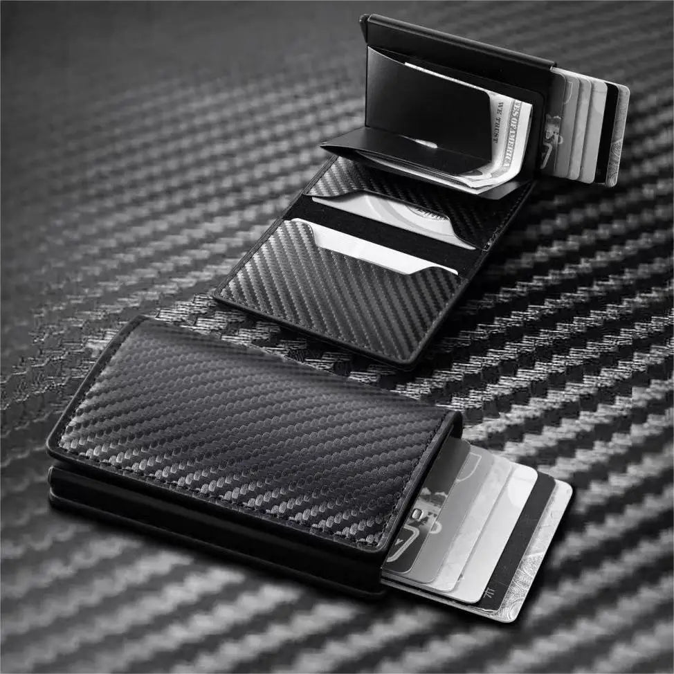 Carteira Masculina Minimalista com Bloqueio RFID