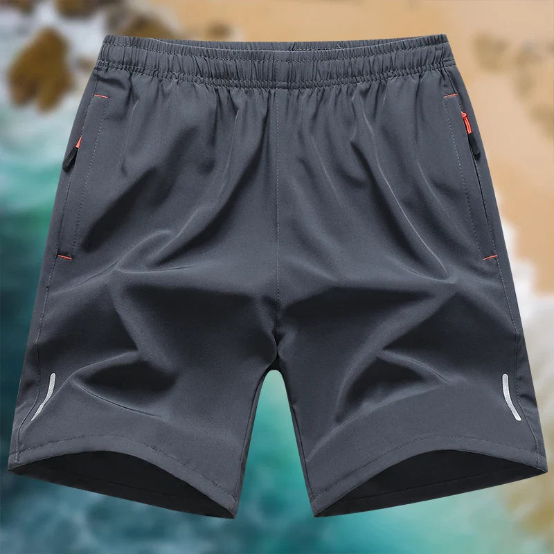 Shorts Esportivos Masculinos de Verão - Conforto e Estilo com Cintura Elástica e Respirabilidade