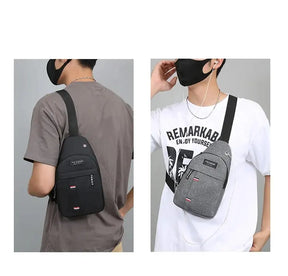 Bolsa Masculina Crossbody - Estilo e Praticidade para o Dia a Dia