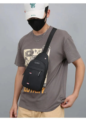 Bolsa Masculina Crossbody - Estilo e Praticidade para o Dia a Dia