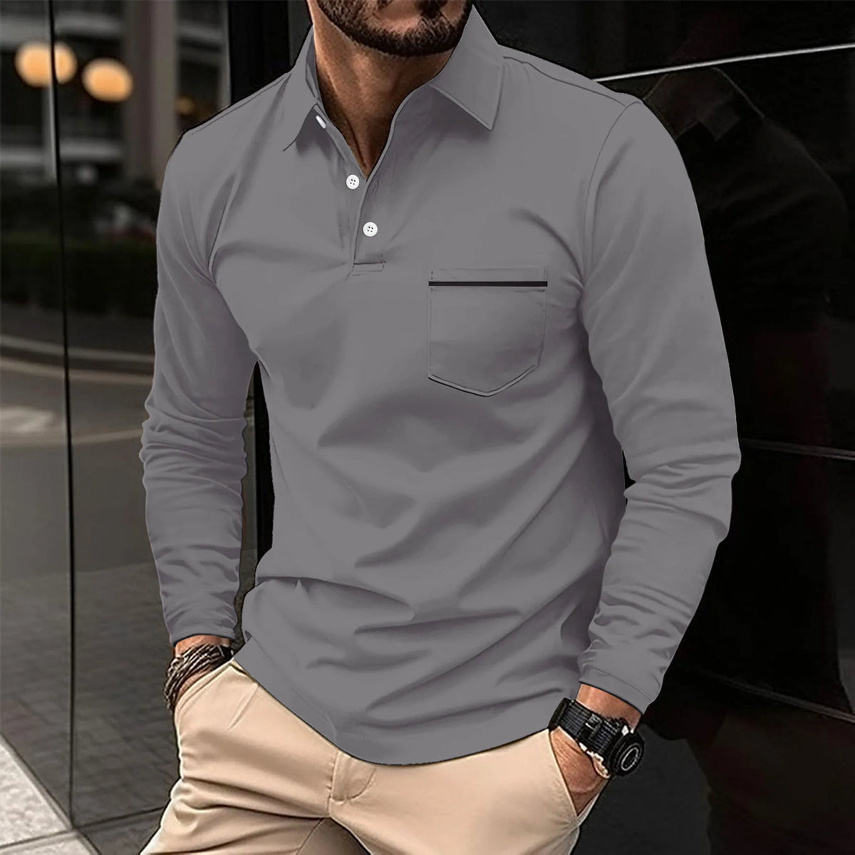Camisa Polo Masculina Sporty - Conforto e Estilo para Todas as Estações