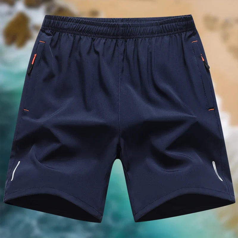 Shorts Esportivos Masculinos de Verão - Conforto e Estilo com Cintura Elástica e Respirabilidade