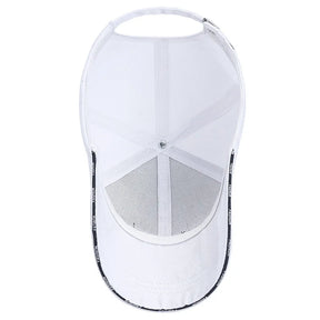 Boné Casual Unissex com Bordado de Letra - Proteção Solar e Estilo para Primavera e Outono