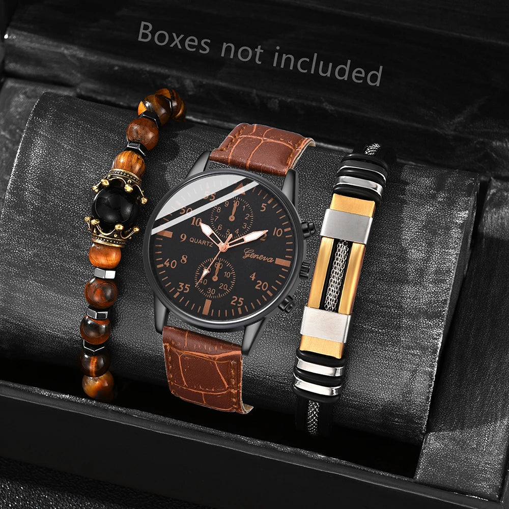 Conjunto de Relógios Luxe - Elegância em Cada Detalhe