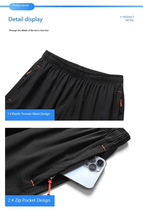 Shorts Esportivos Masculinos de Verão - Conforto e Estilo com Cintura Elástica e Respirabilidade