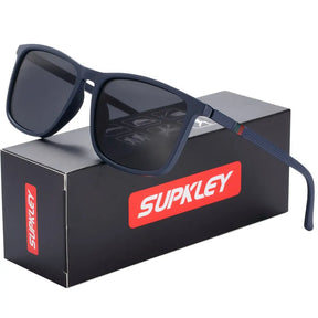 Óculos de Sol Masculinos SUPKLEY - Polarizados e Leves, Estilo Esportivo e Confortáve