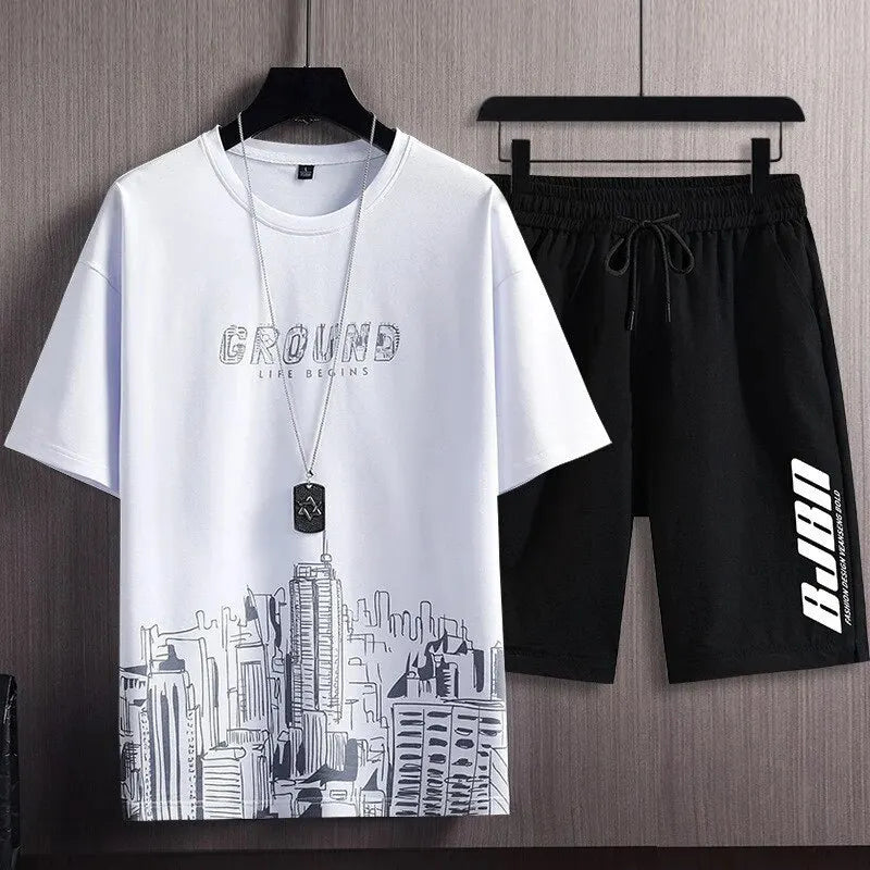 Camiseta Masculina Esportiva de Verão