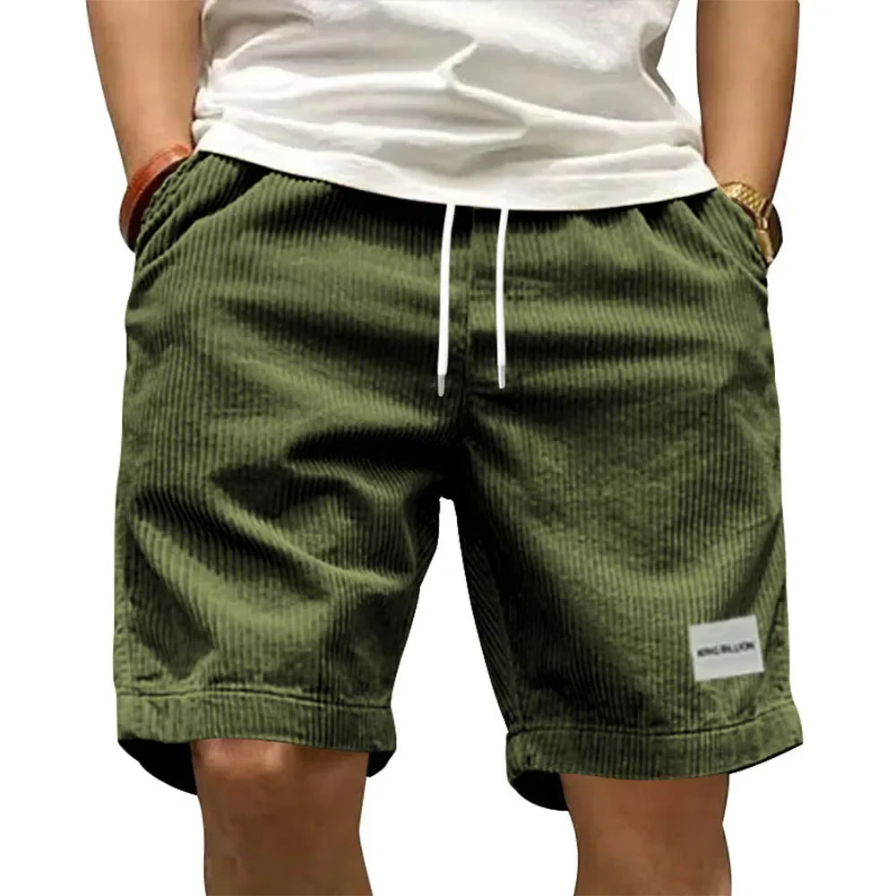 Bermuda Cargo Masculina Vintage - Estilo Retro e Conforto para o Verão
