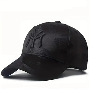 Boné Unissex Camuflado com Bordado de Letra