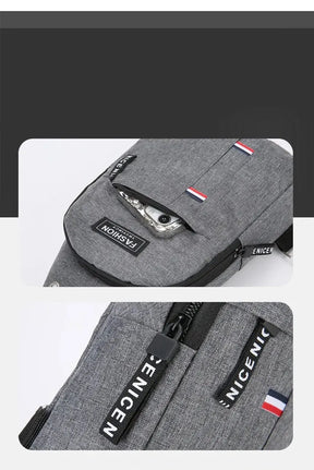 Bolsa Masculina Crossbody - Estilo e Praticidade para o Dia a Dia