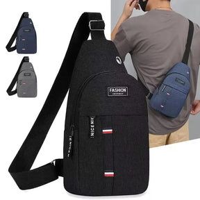 Bolsa Masculina Crossbody - Estilo e Praticidade para o Dia a Dia