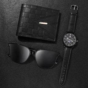 Relógio Masculino Retro Black - Estilo Clássico e Elegante para o Homem Moderno