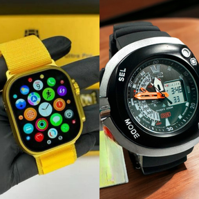 Relógio Smart  Ultra Gold 9 Max + Meia Lua exclusivo!